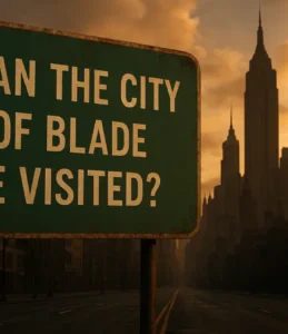 Cidade de Blade pode ser visitada?