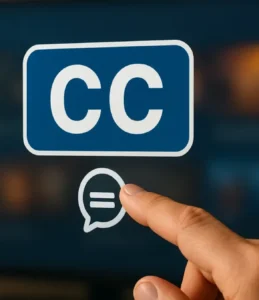 Como configurar legendas automáticas streaming TV?