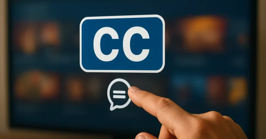 Como configurar legendas automáticas streaming TV?