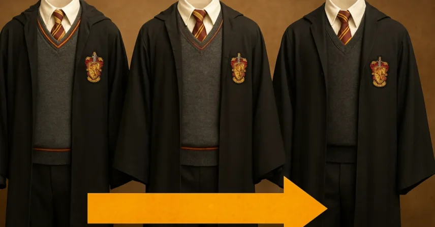 Figurino de Harry Potter mudou em cada filme?
