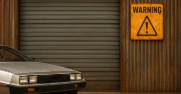 Onde ficava oficina do Doc Brown no filme?