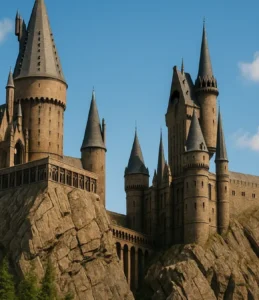 Qual castelo real aparece como Hogwarts?