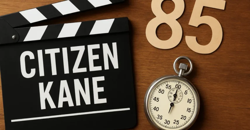 Quem cortou Citizen Kane para 85 minutos?