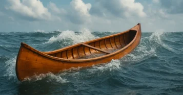 Sonhar com canoa alagando: sobrecarga e autoconfiança