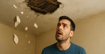 Sonhar com teto caindo: insegurança, estrutura e alerta