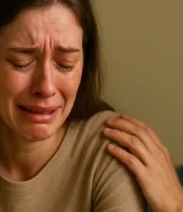 Sonhar com uma pessoa conhecida chorando muito: consolo
