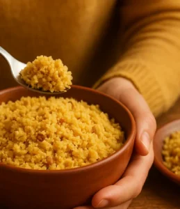 Sonhar comendo farofa: simplicidade, fartura e afeto