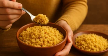 Sonhar comendo farofa: simplicidade, fartura e afeto