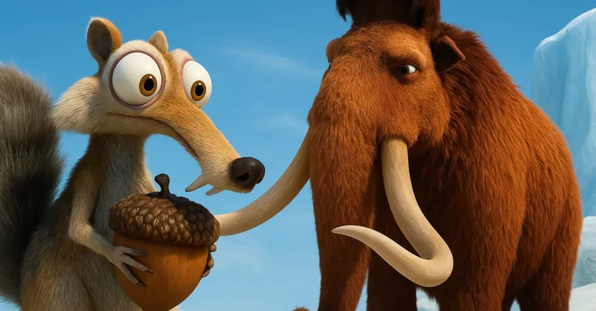 A Era do Gelo: Scrat, a Noz e as Aventuras do Mamute Manny