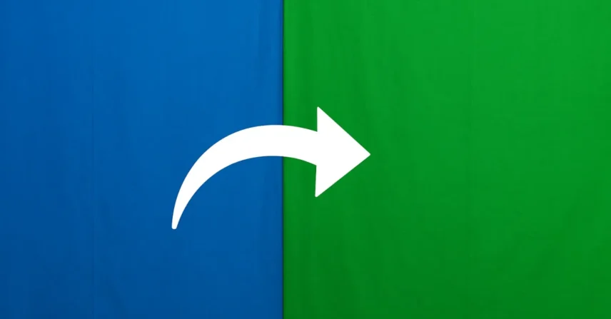 Blue Screen foi substituído por green screen?