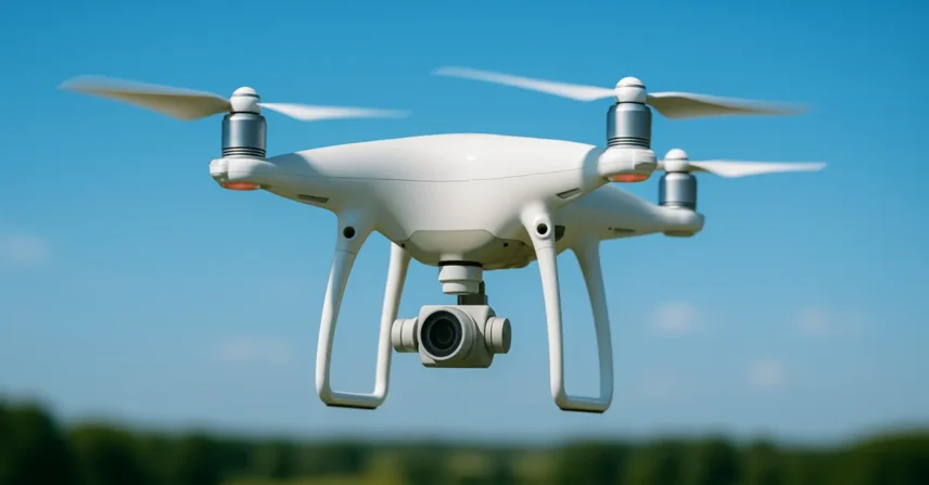 Como usam drones para gravar planos aéreos?