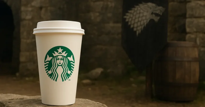 Copo de Starbucks apareceu em Game of Thrones