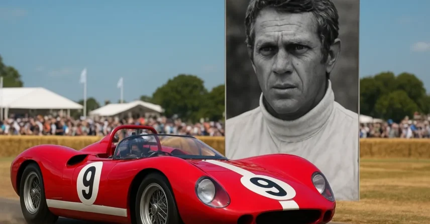 Goodwood Festival velocidade Steve McQueen Racing homenagem