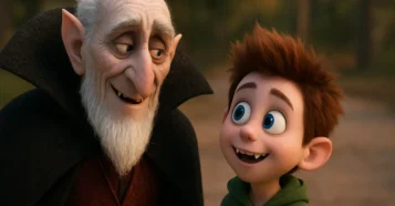 Hotel Transilvânia 2 Sony Dennis meio vampiro avô Vlad