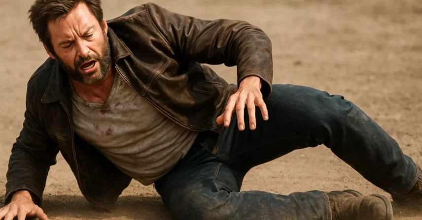 Hugh Jackman sofreu queda em Logan?