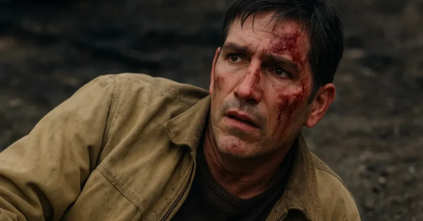 Jim Caviezel sofreu acidente em qual cena?