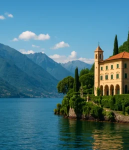 Lago italiano cenografia de Casino Royale?