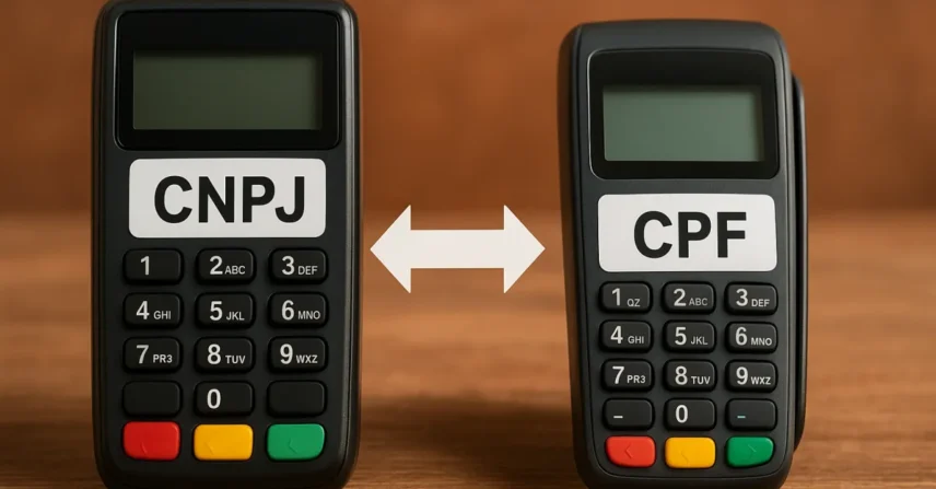 Maquininhas para CNPJ vs. para CPF: diferenças que impactam no custo e uso