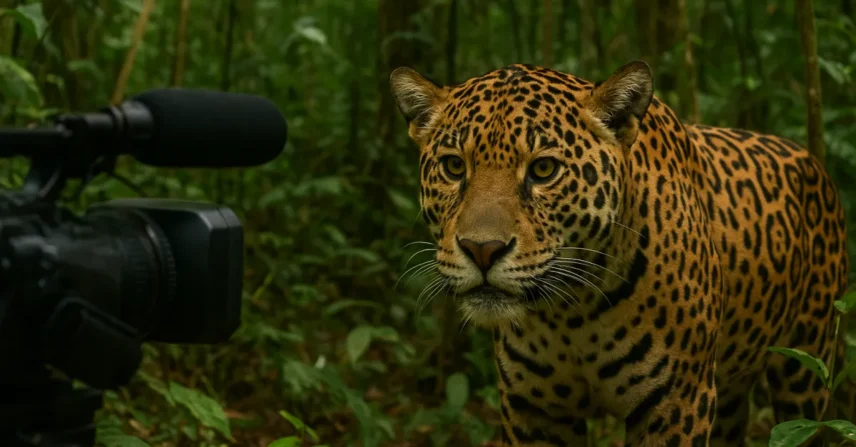 Quando foi gravado Predadores nas florestas brasileiras selvagens?