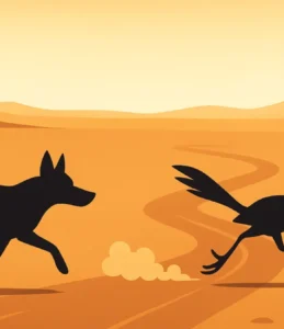 Coiote e Papa-Léguas: A perseguição icônica no deserto da TV!