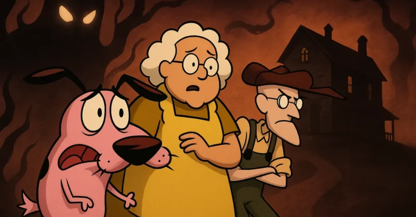 Coragem, Cão Covarde: Muriel, Eustácio e 5 Mistérios de Terror!