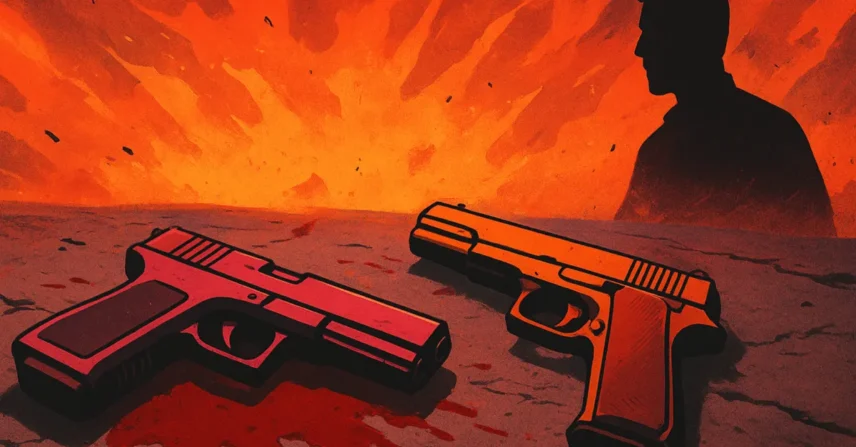 Pink e Orange: Cães de Aluguel, Caos Violento Pós-Assalto