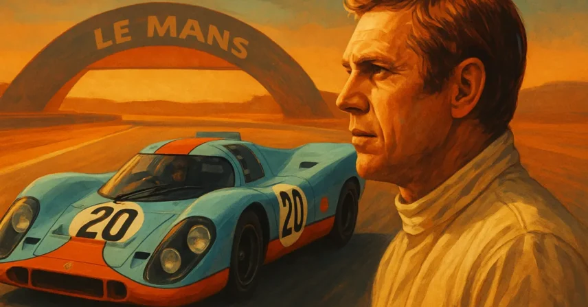 Steve McQueen: Lenda das 24h de Le Mans. Seu Porsche em 71!