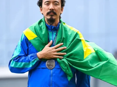Atleta de MS, 45 anos, conquista 5 medalhas e bate recordes no Peru