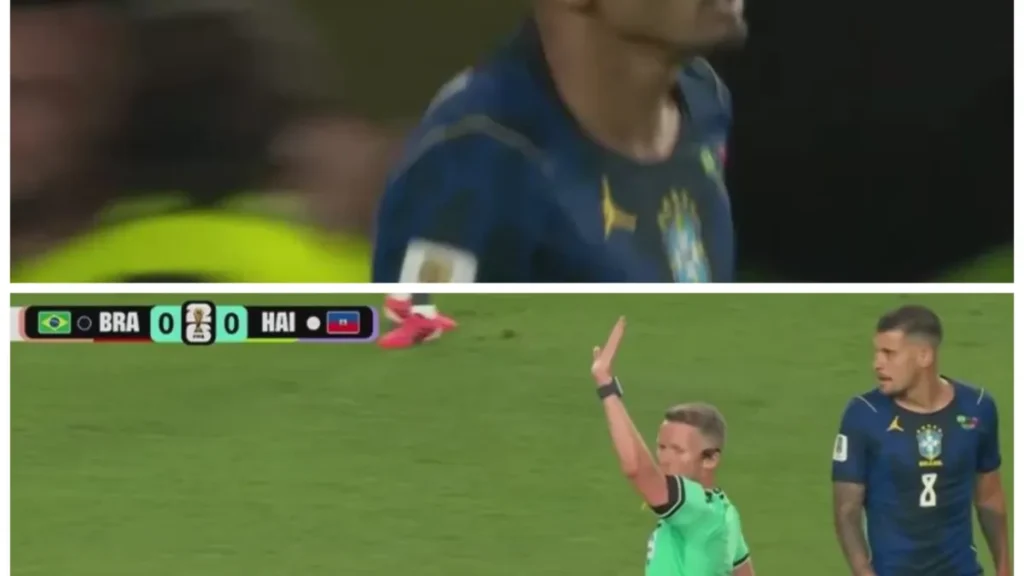 Brasil tem gol anulado por impedimento de Raphinha