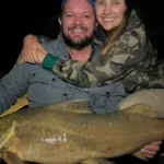 Casal de pescadores registra jaú de 25 kg no Pantanal