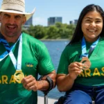MS conquista 3 medalhas na Copa do Mundo de paracanoagem
