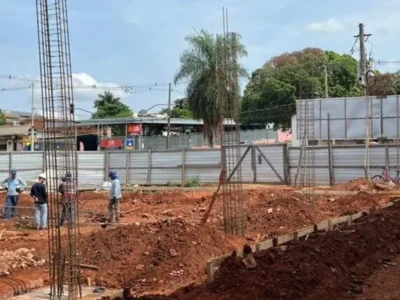Obra da antiga rodoviária atrasa e entrega fica para abril de 2027